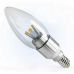 E14  LED Candle 3w Clear